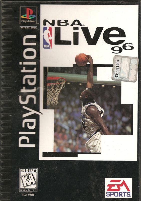 NBA Live 96 box art for Playstation
